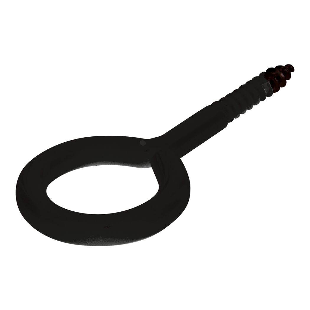 Ringschrauben schwarz 16 x 6 x 3 mm 4 Stück