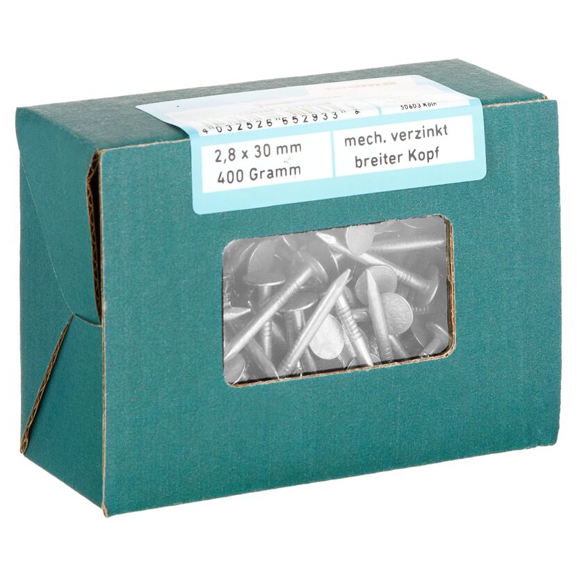 Dachpappstifte verzinkt Ø 2,8 x 30 mm 400 g