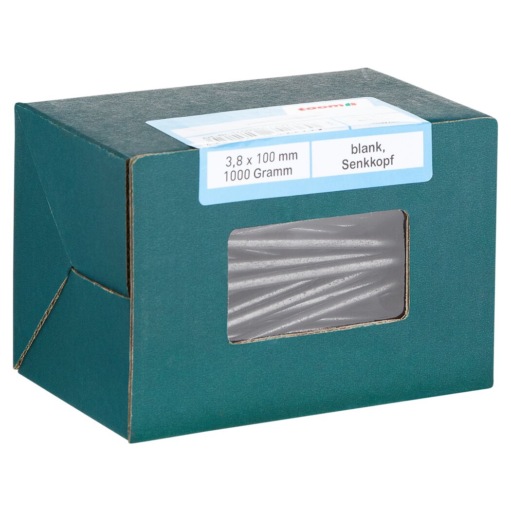 Drahtstifte Senkkopf blank Ø 0,38 cm