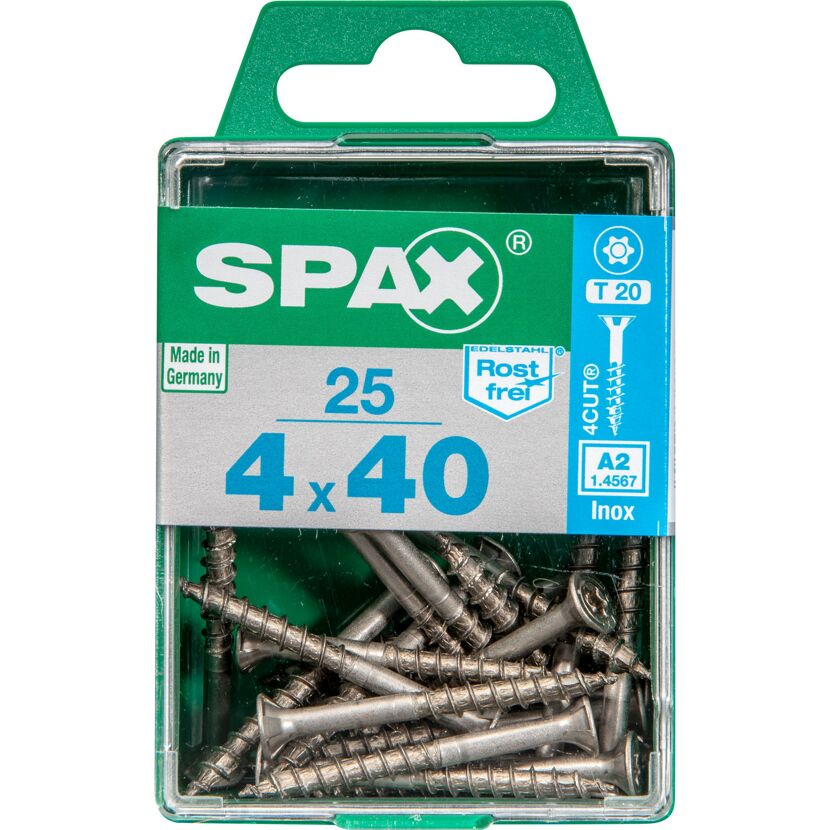 Senkkopfschrauben 'T-Star Plus' verzinkt Ø 4 x 40 mm 25 Stück