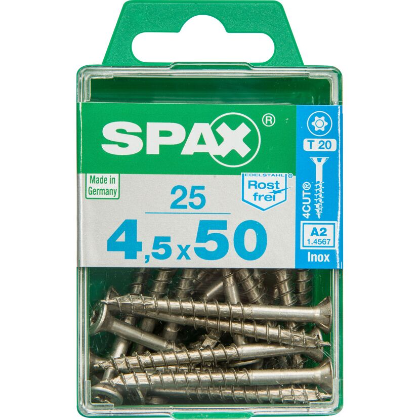 Senkkopfschrauben T-Star Ø 4,5 x 50 mm 25 Stück