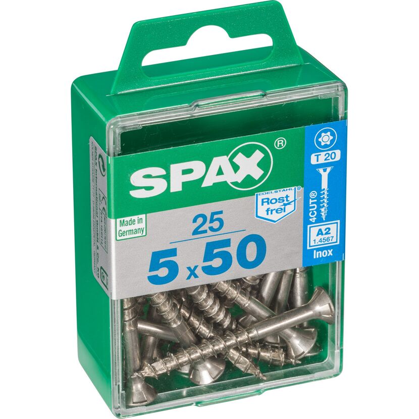 Senkkopfschrauben T-Star rostfrei Ø 5 x 50 mm 25 Stück
