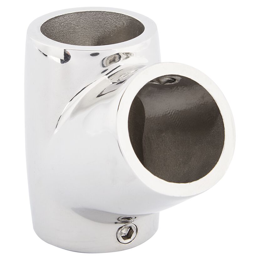 T-Stück Edelstahl A4 60° Ø 22 mm