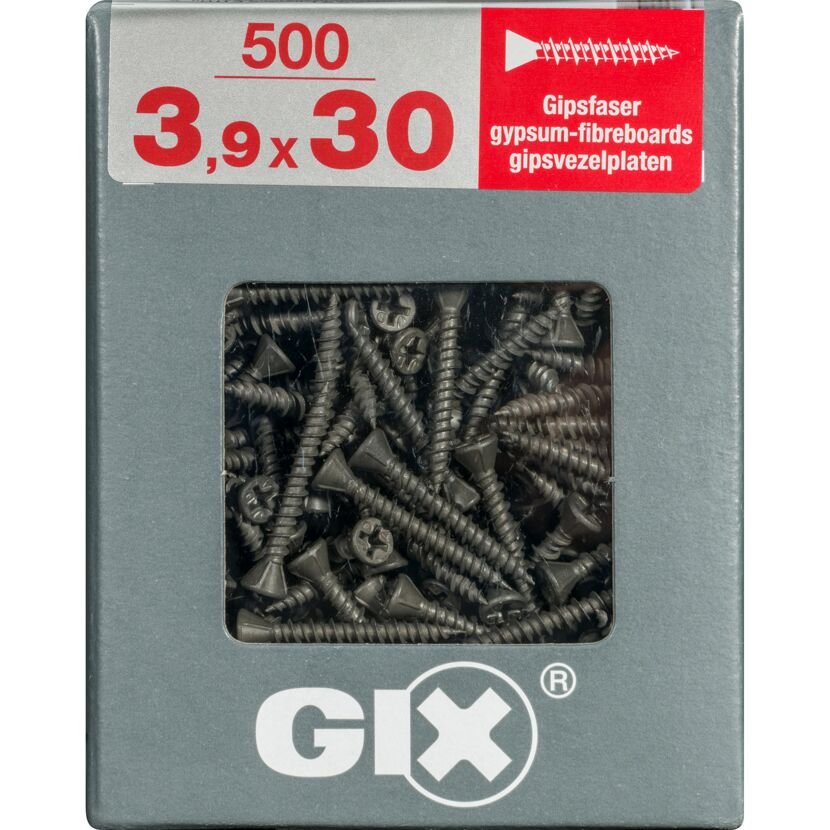 Trockenbauschraube 'Gix-C' PH2 Ø 3,9 x 30 mm 500 Stück