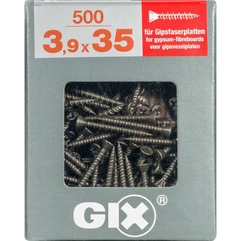 Trockenbauschraube 'Gix-C' PH2 Ø 3,9 x 35 mm 500 Stück