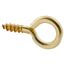 Ringschrauben Messing blank 2,8 x 12 mm 3 Stück
