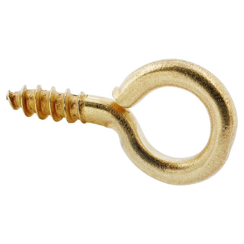 Ringschrauben Messing blank 2,8 x 12 mm 3 Stück
