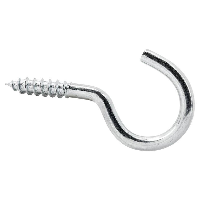 Wäscheleinenhaken Stahl verzinkt 4,8 x 65 mm 4 Stück