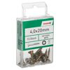 Holzschrauben PZ2 Kreuzschlitz Stahl verzinkt 4,0 x 20 mm 15 Stück
