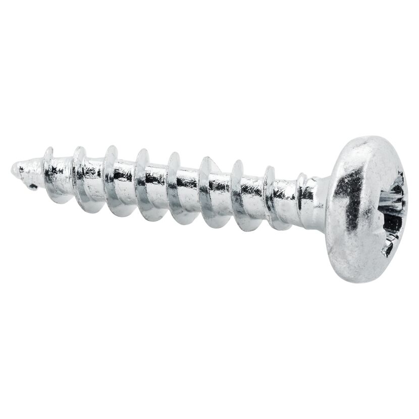 Flechtzaunschrauben PZ2 Kreuzschlitz Stahl verzinkt 4,0 x 20 mm 120 Stück