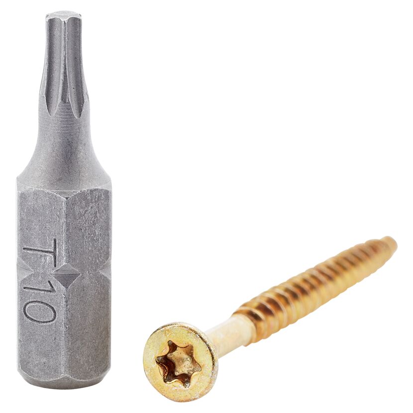 Dielenschrauben T10 Stahl 3,2 x 40 mm 125 Stück