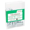Bodenhülsenset SW17 Stahl 10 x 40 mm 20 Stück
