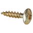 Torbandschrauben T30 Torx Stahl gelb verzinkt 6 x 30 mm 50 Stück