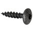 Torbandschrauben T30 Torx Stahl schwarz verzinkt 6 x 30 mm 50 Stück