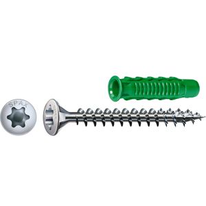 Linsensenkkopfschrauben T-Star plus T20 vermessingt 4 x 40 mm 60 Stück