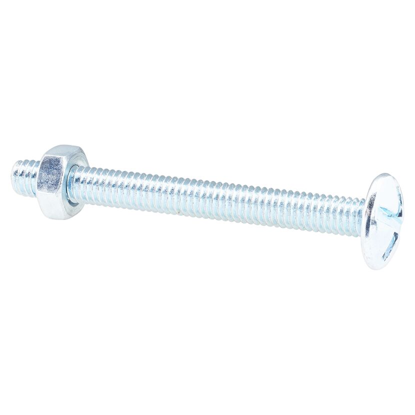 Flachrundschrauben SD Kreuzschlitz Stahl M4 x 40 mm 4 Stück