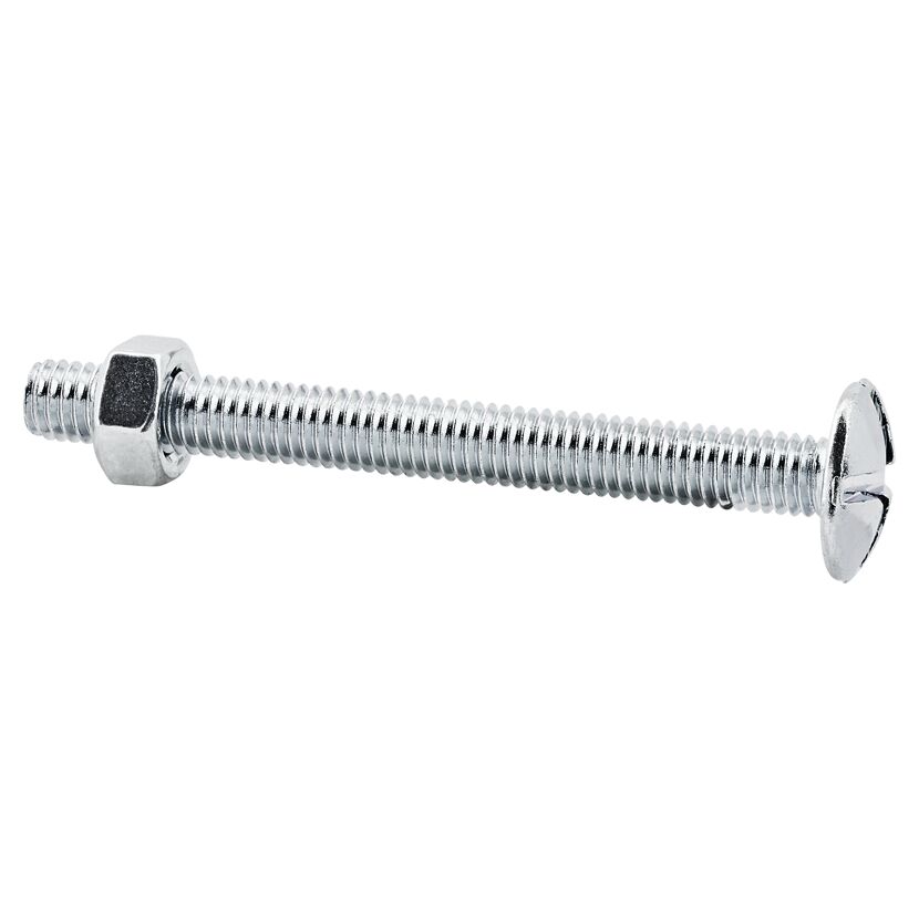 Flachrundschrauben SD Kreuzschlitz Stahl M6 x 60 mm 15 Stück