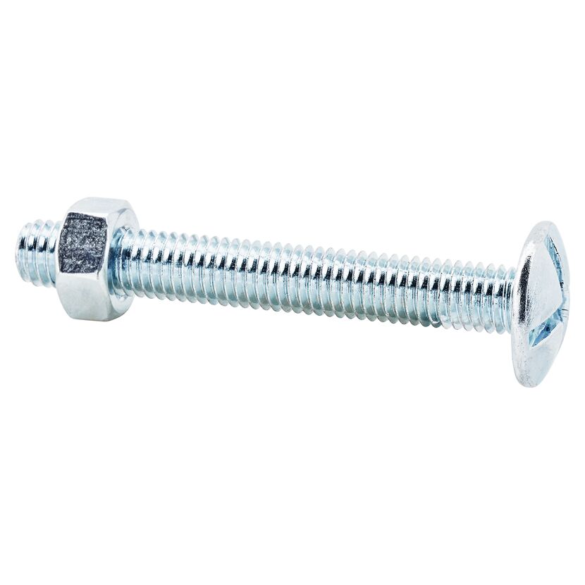 Flachrundschrauben SD Kreuzschlitz Stahl M8 x 60 mm 10 Stück