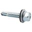 Fassadenbohrschraube SW10 Sechskantkopf Stahl verzinkt 6,3 x 38 mm 20 Stück