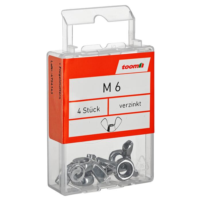 Produktbild von Flügelmuttern Sortiment Kit, Edelstahl Flügelschrauben