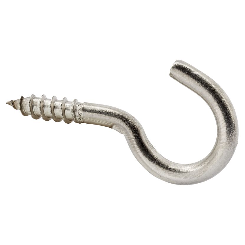Wäscheleinenhaken Edelstahl 4,4 x 50 mm 4 Stück