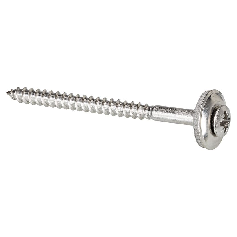 Spenglerschrauben PZ2 Kreuzschlitz Edelstahl 4,5 x 65 mm 100 Stück