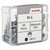 Sicherungsmutter M6 Edelstahl 50 Stück
