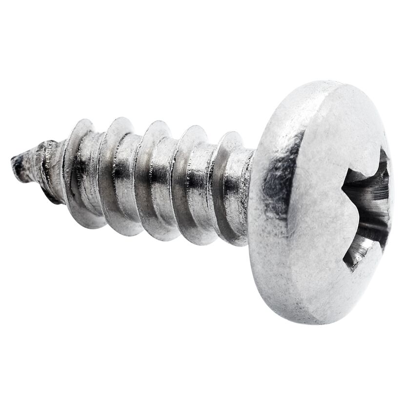 Blechschrauben PH2 Edelstahl 4,8 x 13 mm 10 Stück