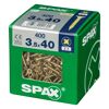 Spanplattenschrauben Stahl verzinkt Ø 3,5 x 40 mm 400 Stück