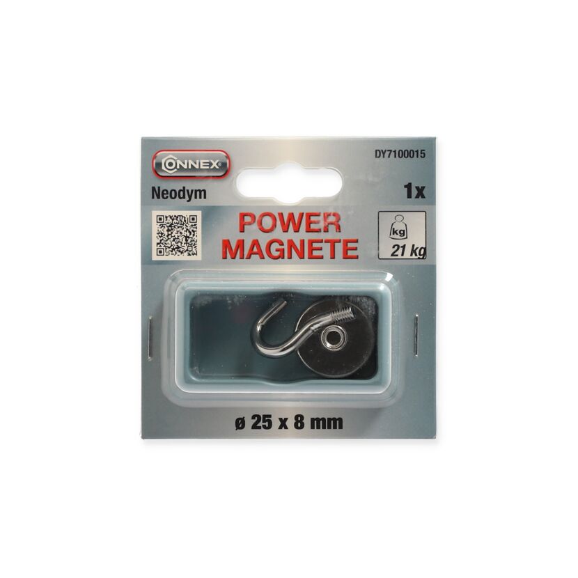 Magnet-Haken Ø 25 x 8 mm 21 kg