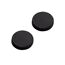 Gummikappe für Magnet schwarz Ø 21 x 5 mm 2 Stück