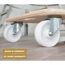 Transportroller mit weißen Rollen