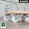 Rollbrett aus Holz mit vier Rollen
