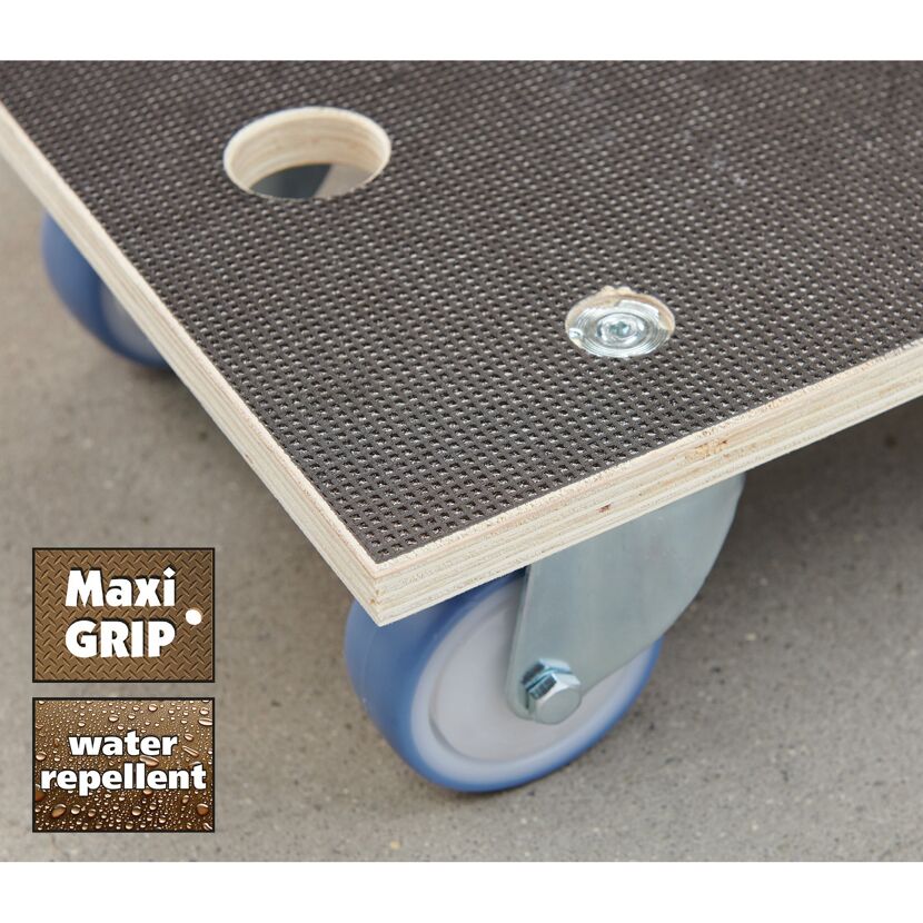 Transportroller mit Maxi Grip und wasserabweisender Oberfläche