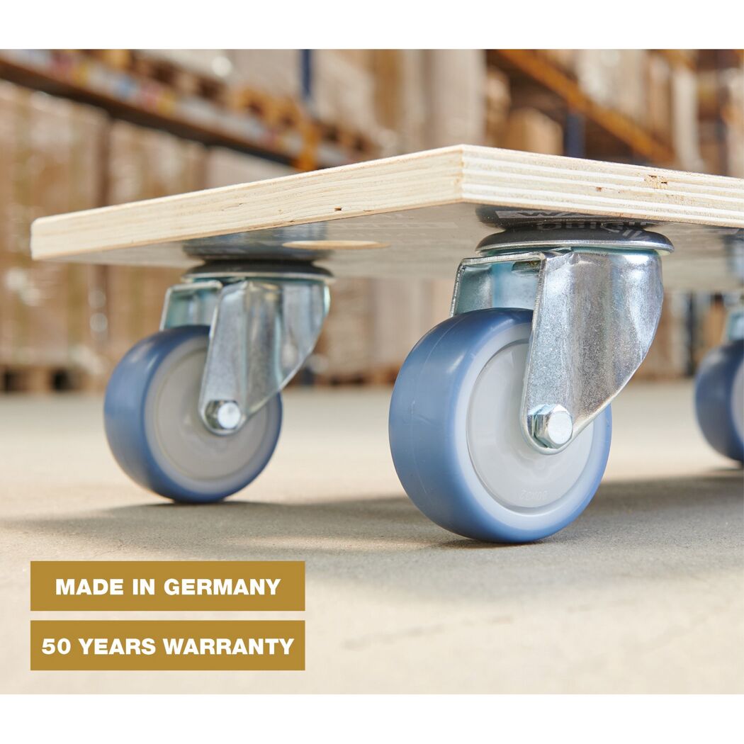 Transportroller mit Holzplatte