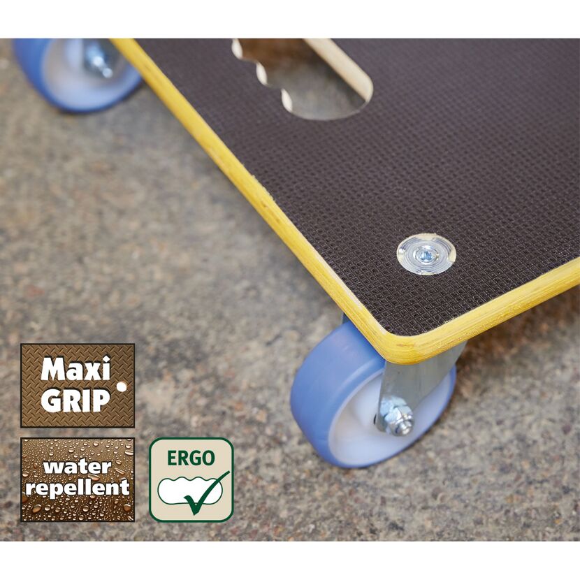 Transportroller mit Maxi Grip und wasserabweisender Oberfläche