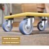 Rollbrett mit Rollen