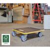 Rollbrett aus Holz mit vier Rollen