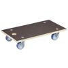 Rollbrett aus Holz mit vier Rollen