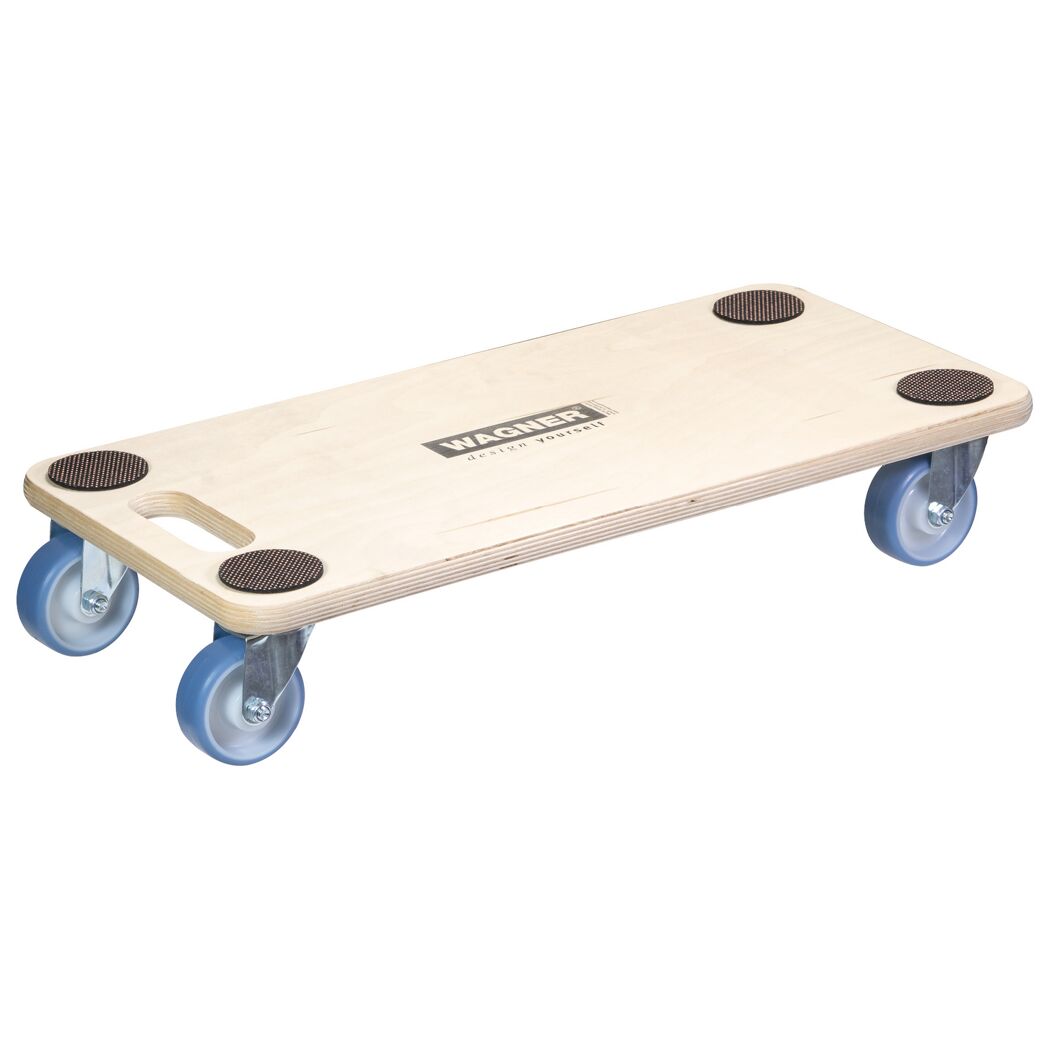 Möbelroller aus Holz mit Rollen und Griff