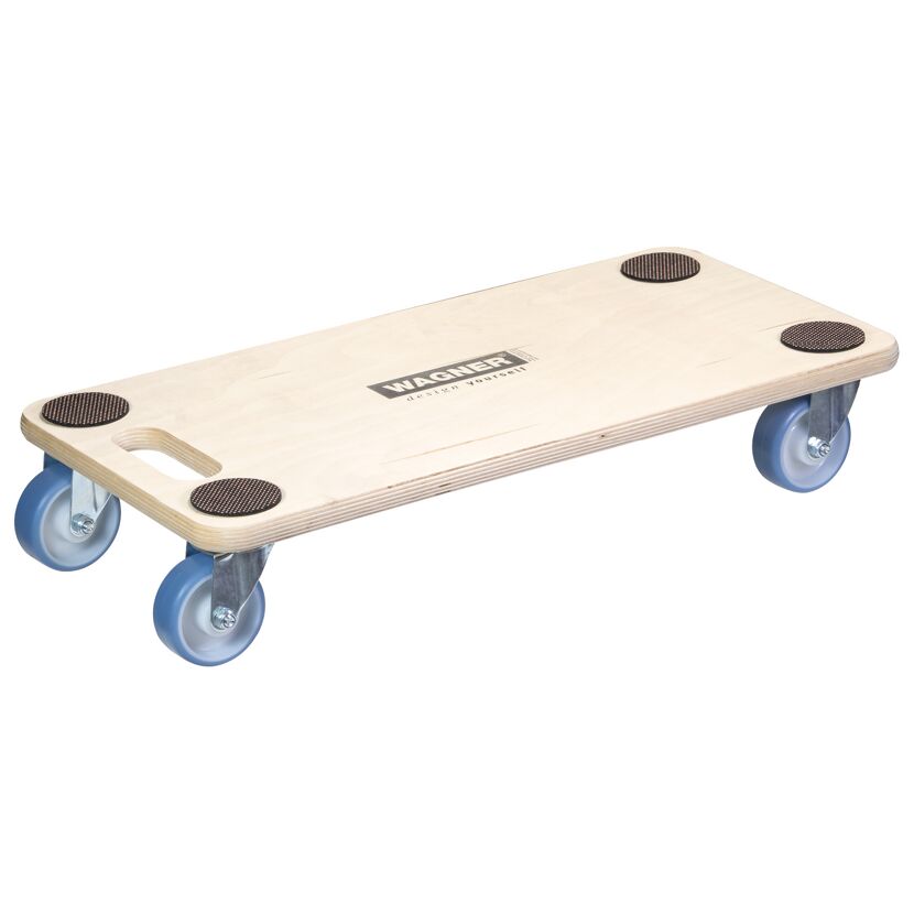 Möbelroller aus Holz mit Rollen und Griff