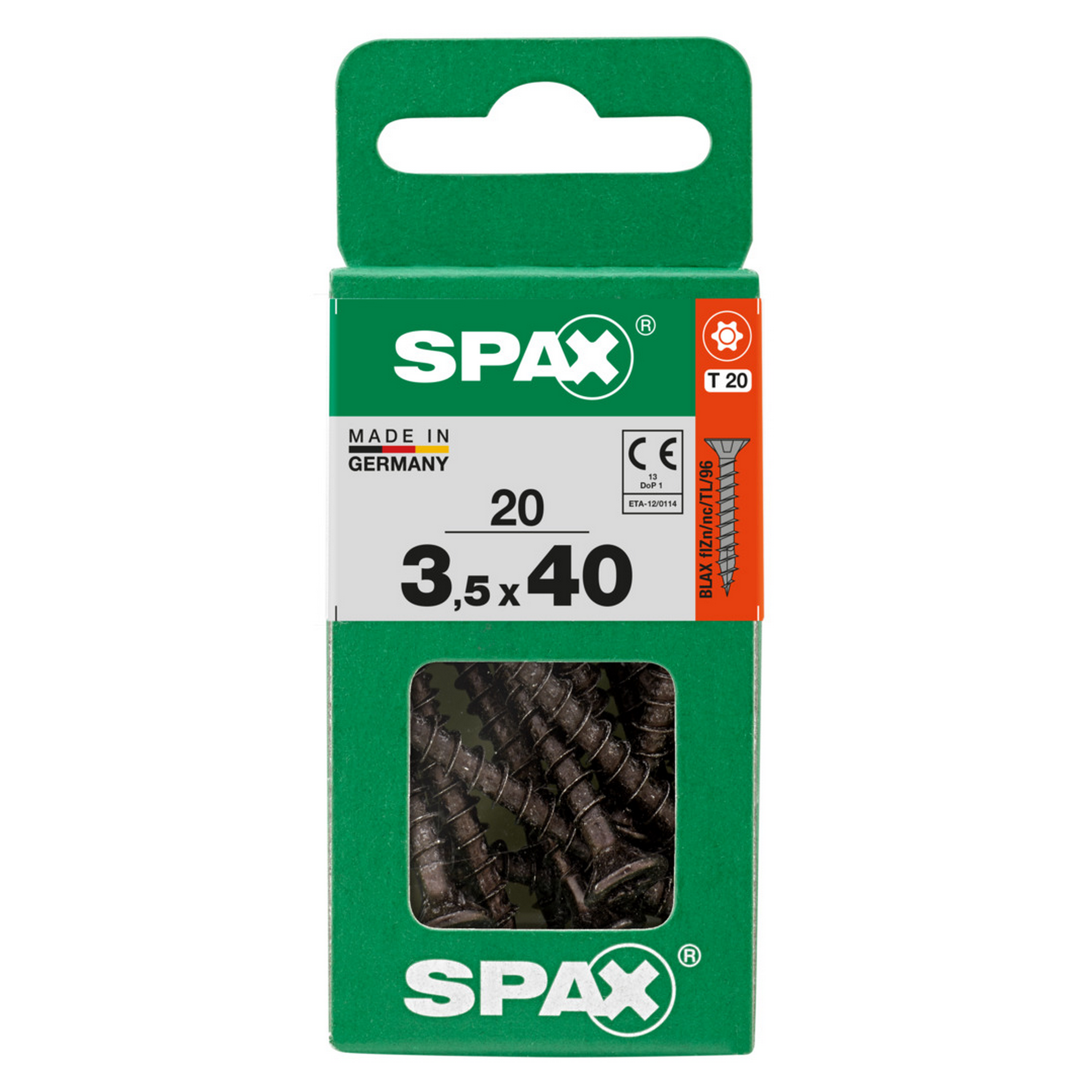 Universalschraube 'BLAX' T-Star plus Ø 3,5 x 40 mm 20 Stück