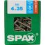 150 SPAX Senkkopfschrauben 4x35 mm in Verpackung