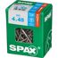 100 SPAX Senkkopfschrauben 4x45 mm, Edelstahl A2