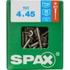 100er Pack SPAX Senkkopfschrauben 4 x 45 mm