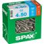SPAX Senkkopfschrauben 4x50 mm, 125 Stück