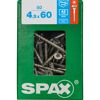 50 SPAX Senkkopfschrauben 4,5 x 60 mm, Edelstahl A2