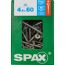 50 SPAX Senkkopfschrauben 4,5 x 60 mm, Edelstahl A2