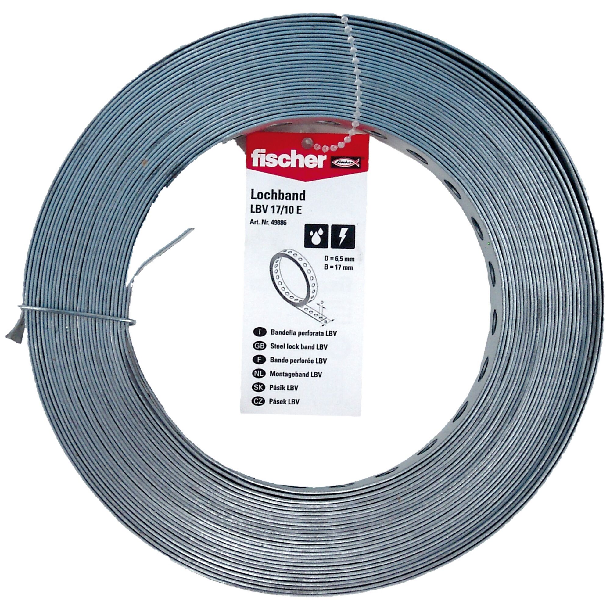 Fischer Lochband aufgerollt