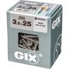 Trockenbauschraube 'Gix-A' PH2 Ø 3,9 x 25 mm 200 Stück